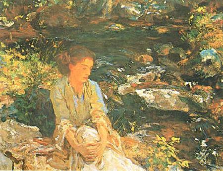 John Singer Sargent Black Brook Norge oil painting art